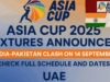Asia Cup 2025 Schedule