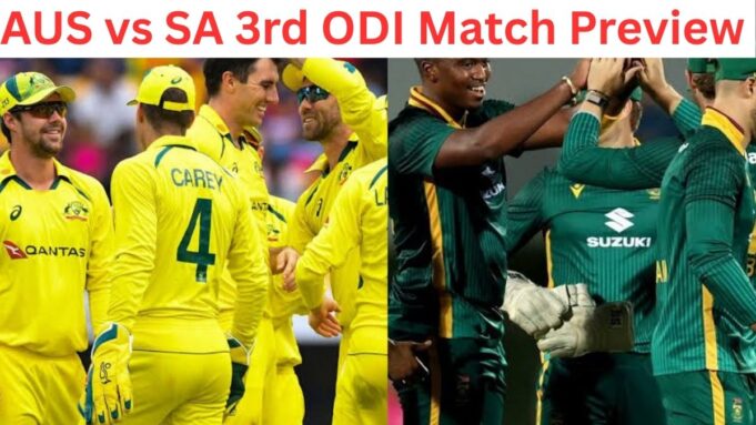 AUS vs SA 3rd ODI Match Preview